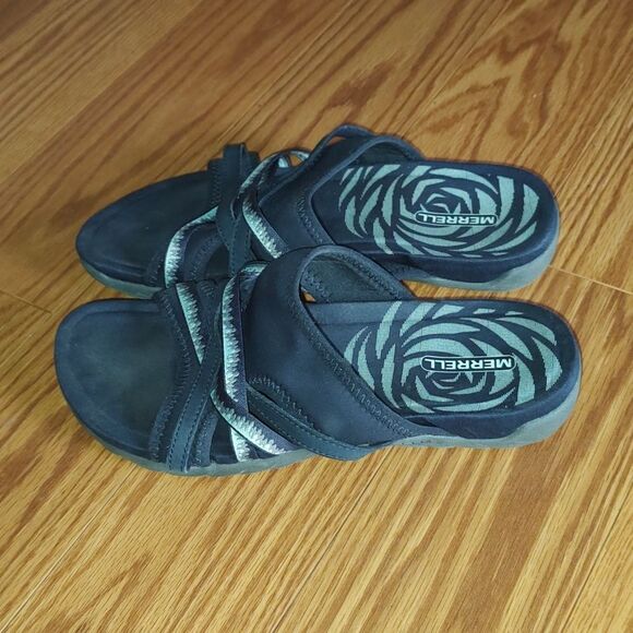 Merrell Women's Terran 3 Cush Slide - Navy  Sz  7   EUC  worn once - Picture 3 of 7